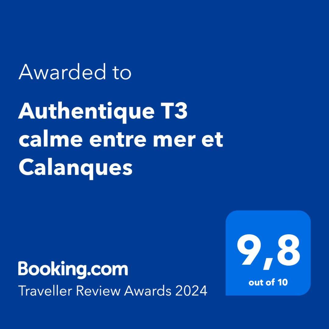 Authentique T3 Calme Entre Mer Et Calanques Marsilya Dış mekan fotoğraf